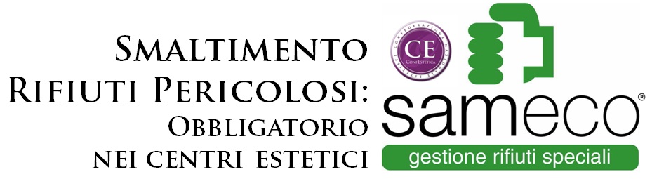 rifiuti pericolosi obbligatori nei centri estetici