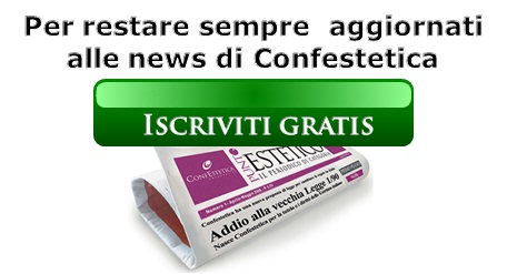 iscriviti gratis alla newsletter di Confestetica